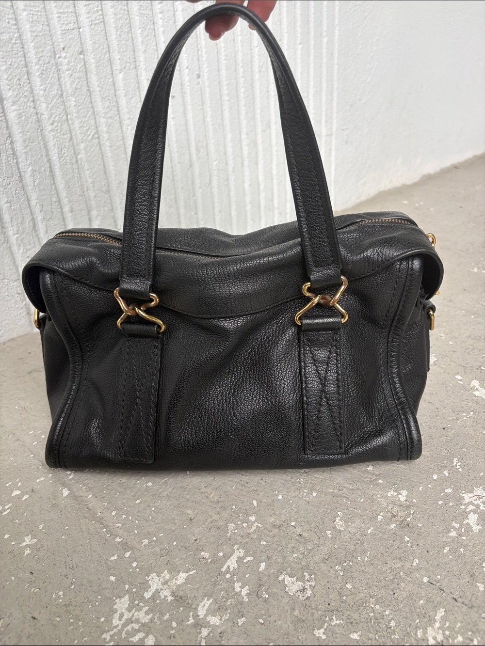 Mark Jacobs pebble leather satchel - Picture 4 of 10